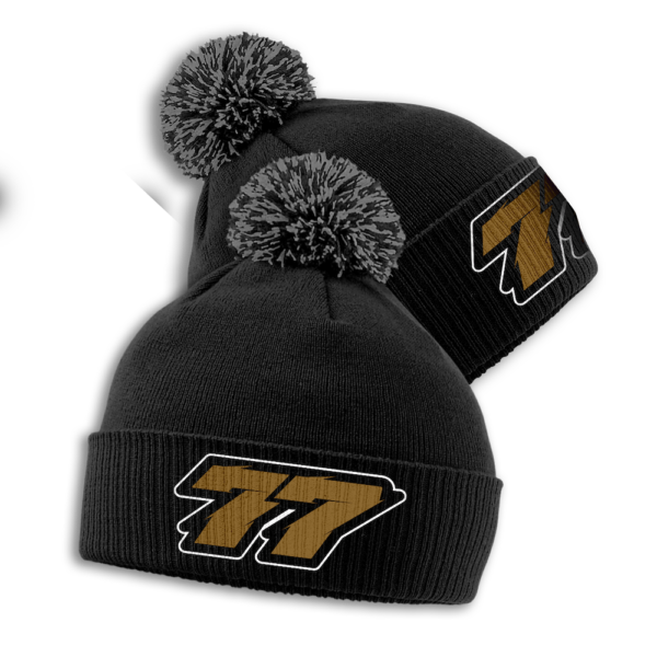 #77 GOLD CHAMPION BEANIE