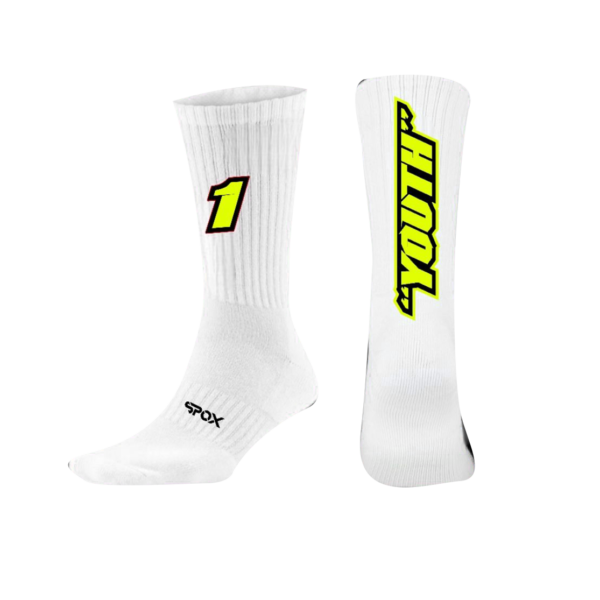 YOUTH #1 SOCK - WHITE